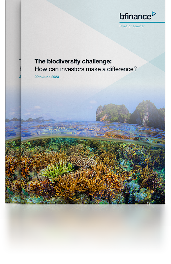 The biodiversity challenge: How can investors make a difference?