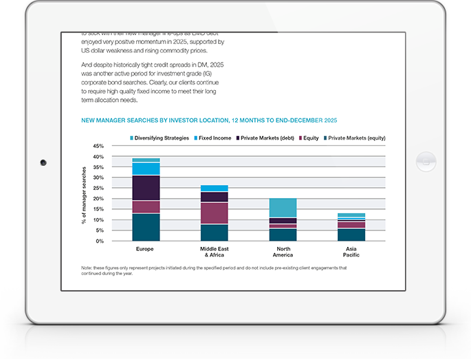 bfinance Market Intelligence and Market Trends Report Screen Shot