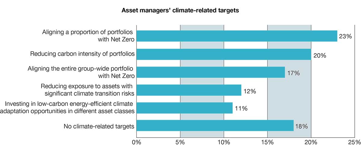 Asset managers' climate-related targets