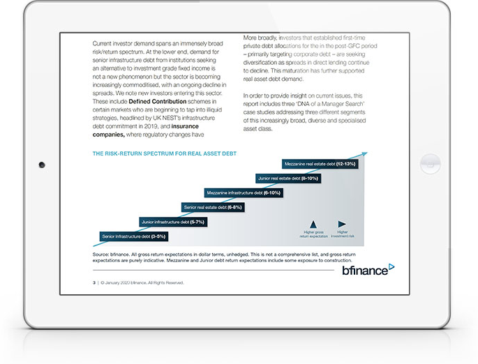 Real Asset Debt: Lessons from Manager Selection