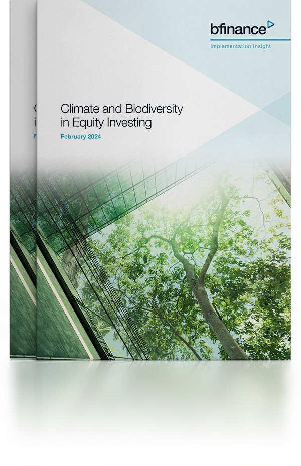Climate and Biodiversity in Equity Investing